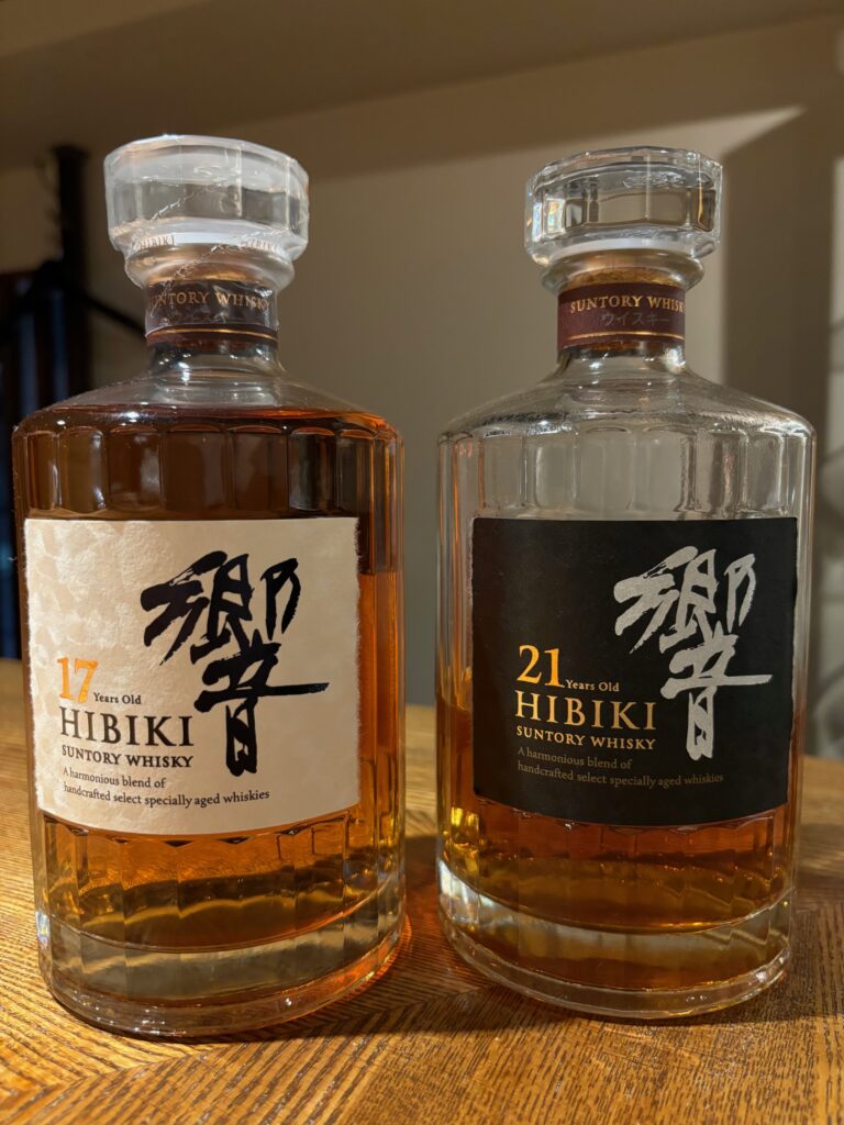 Japanese Whiskey HIBIKI 17y, HIBIKI 21y